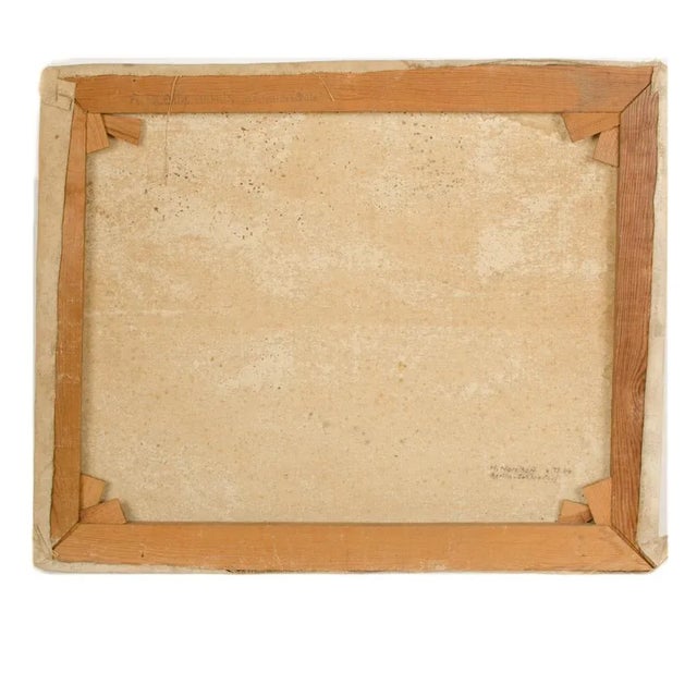 "Snowy Creek" painting.(German , b. 1876 - d.1954) - signed lower right. - Unframed