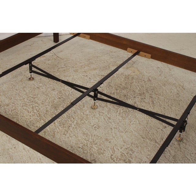 Wood Stickley Queen Size Mission Oak Bed For Sale - Image 7 of 18