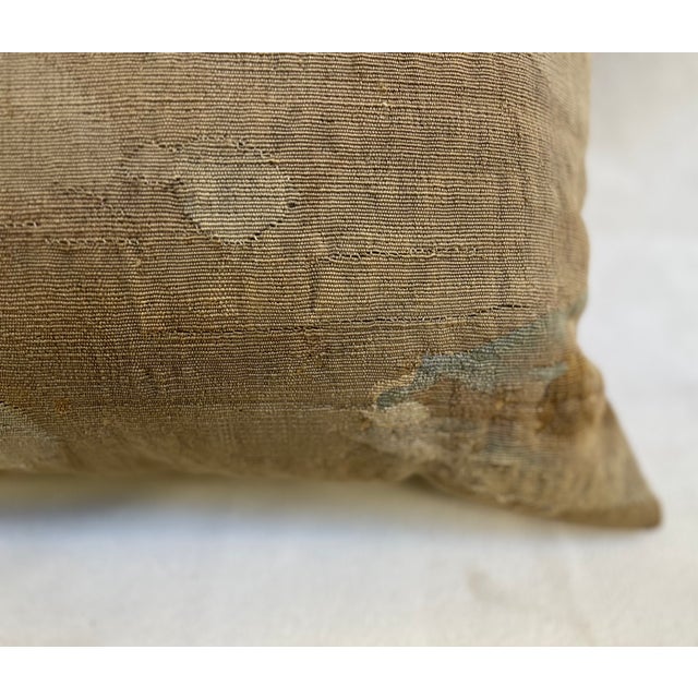 Traditional Pillow With Tapestry and Fish Head For Sale - Image 3 of 5