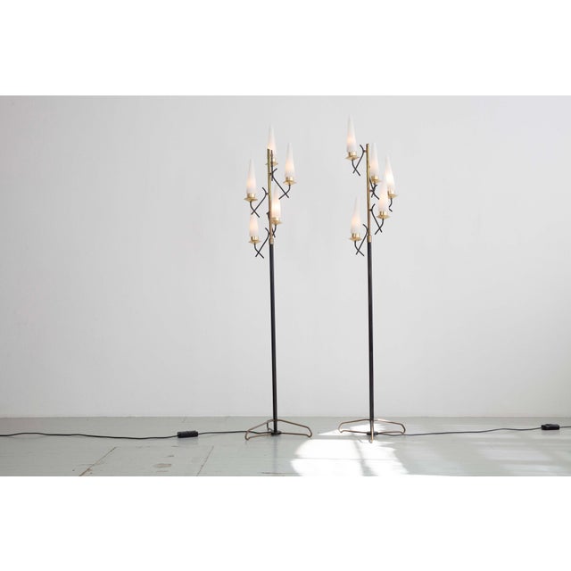 Floor Lamps, Italy, 1950s, Set of 2 For Sale - Image 4 of 18