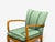 Swedish Modern, Lounge Chairs, Hardwood, Fabric, Sweden, 1940s For Sale In New York - Image 6 of 11