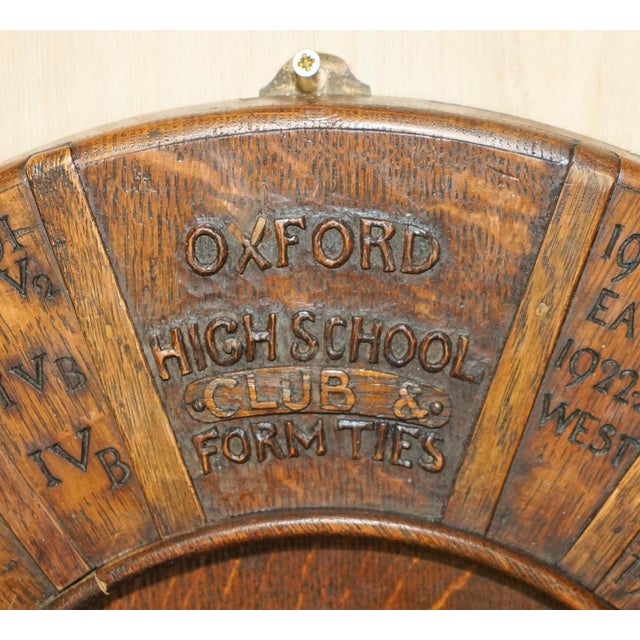 Antique Oxford Ladies High School Hockey Plaque, 1900s For Sale - Image 11 of 18
