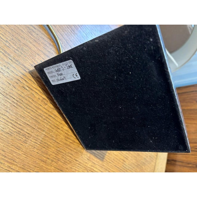 Blown Glass and Chrome Table Lamp For Sale - Image 4 of 12