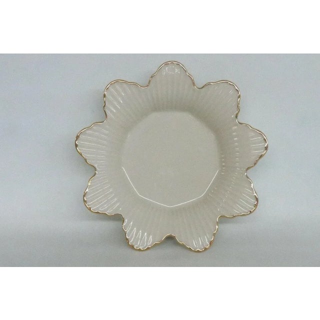 Lenox USA Meridian Petal Ivory Porcelain Candy Dish For Sale In Miami - Image 6 of 11