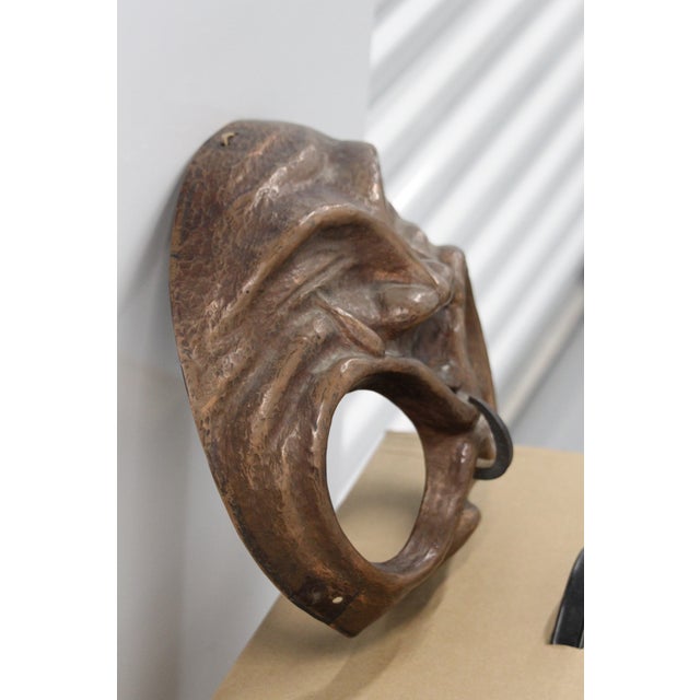 Gothic Copper Mask Wall Decor, 1950s For Sale - Image 18 of 18