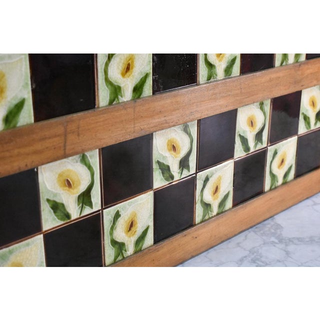 Edwardian Washstand in Marble and Birch, 1890s For Sale - Image 9 of 18