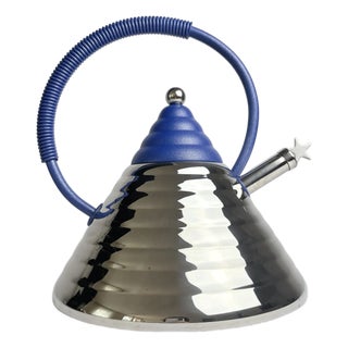 Vintage Italian Whistling Kettle by Stella Marina Sgarbi, 1980s For Sale