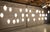 Mid-Century Scandinavian Three-Drop Cascade Opaline Cased Glass Bowling Pin Lights in Teak, 1960s For Sale - Image 6 of 15