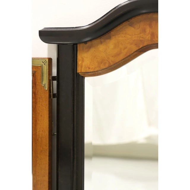 Broyhill Broyhill Premier Chinoiserie Ming Style Tri-Fold Dresser Mirror For Sale - Image 4 of 10