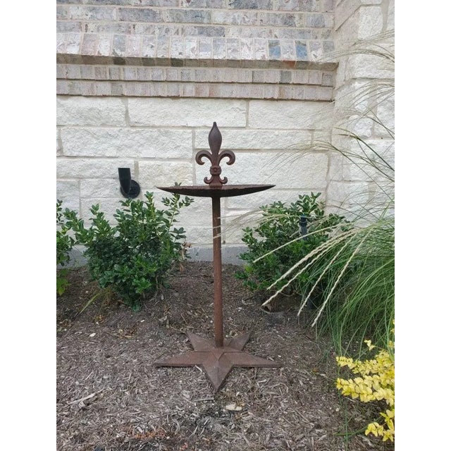 Antique Architectural Salvaged Ironwork Garden Ornament For Sale - Image 10 of 11