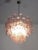 Italian Pink Glass Tube Chandeliers, 1970s, Set of 2 For Sale - Image 14 of 16