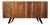 Late 20th Century Organic Modern Mahogany Credenza With S-Shaped Live-Edge Doors For Sale