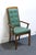 Burlington House Solid Birch Mid Century Transitional Upholstered Dining Arm Chair For Sale - Image 4 of 10