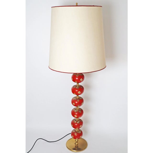 Swedish Modern Red Floor Lamp from Stilarmatur Tranås, 1960s For Sale - Image 15 of 18