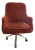 Mid 20th Century Nicos Zographos High Back Bucket Executive Desk Chair For Sale
