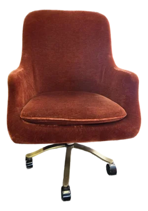 Mid 20th Century Nicos Zographos High Back Bucket Executive Desk Chair