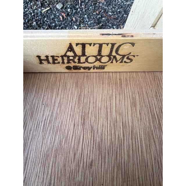 Broyhill Attic Heirlooms Farmhouse Coffee Table For Sale - Image 11 of 12