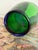 Mid-Century Modern 1980s Michael Scheiner for Dansk Postmodern Cobalt Blue & Green Art Glass Vase For Sale - Image 3 of 7