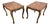 Early 20th Century Italian Walnut / Olive Burl Wood Side Tables For Sale