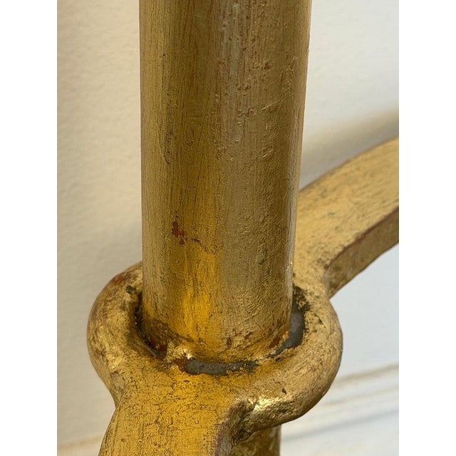 Italian Neoclassical Gilt Gueridon Side Table by Miamar Home For Sale - Image 10 of 10
