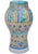 Early 20th Century Handmade Orange & Turquoise Moroccan Ceramic Vase For Sale - Image 4 of 12
