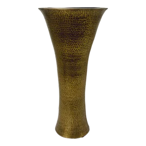 Studio a Home Modern Hammered Brass Finished Indira Vase