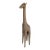 Ebanista Tall Woven Giraffe Sculpture. For Sale