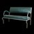 Vintage Bauhaus 2-Seater Sofa in Tubular Steel and Green Skai, 1940s For Sale - Image 11 of 11