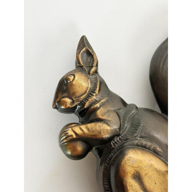 Marble and Metal Bookends with Squirrels, France, 1950s, Set of 2 For Sale - Image 10 of 12