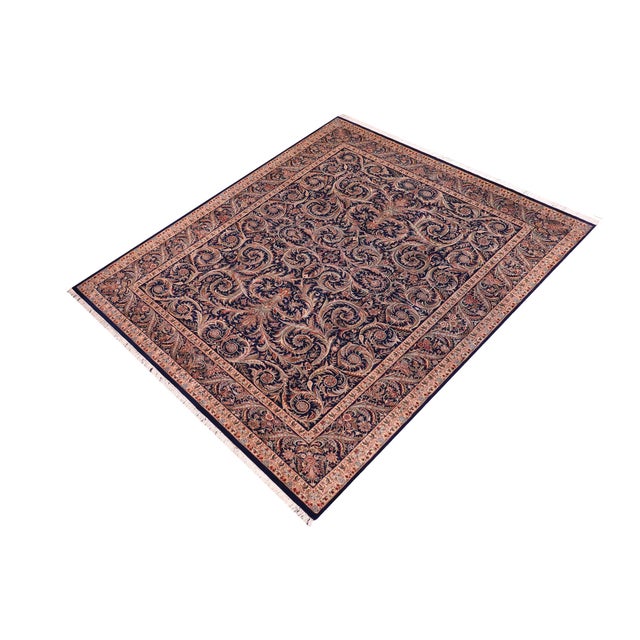 Designed with mesmerizing intricacy and gorgeous color palette, this hand-knotted masterpiece demonstrates the beauty and...