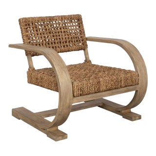 Boho Chic Lounge Chair For Sale