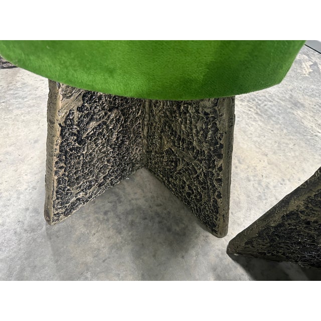 Craft Associates Brutalist Dining Set | 4 Chairs and Table For Sale - Image 11 of 13