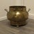 19th century pot belly brass coal bucket on feet This is a lovely big beaten brass coal or log bucket, it has a good...