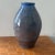 Sculpture Materials Vintage Hand Thrown Pottery Vase With Glazed Design in Blue and Mauve, Signed For Sale - Image 7 of 7
