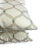 Stout Ferry in Opal Pillow Cover - Cream With Tan and Blue Embroidered Trellis Cushion Case For Sale In Portland, OR - Image 6 of 6