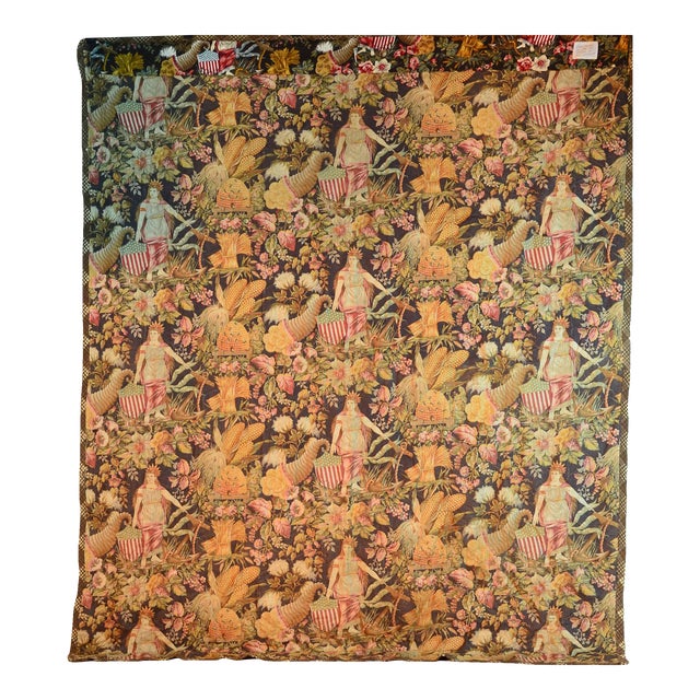 Vintage Wall Hanging, Large 63x78 For Sale