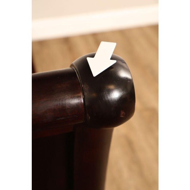 Stickley Cherry King Size Sleigh Bed For Sale - Image 14 of 18