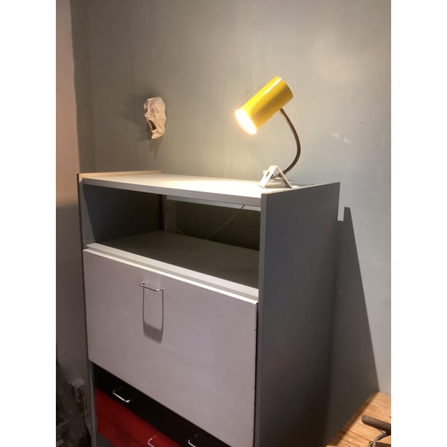 White Smal Table Wall Lamp attributed to H. Th. J. A. Busquet for Hala, 1970s For Sale - Image 8 of 9