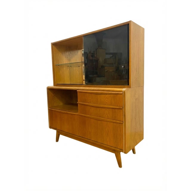 Chest of Drawers with Extension, Czechoslovakia, 1960s For Sale - Image 9 of 9