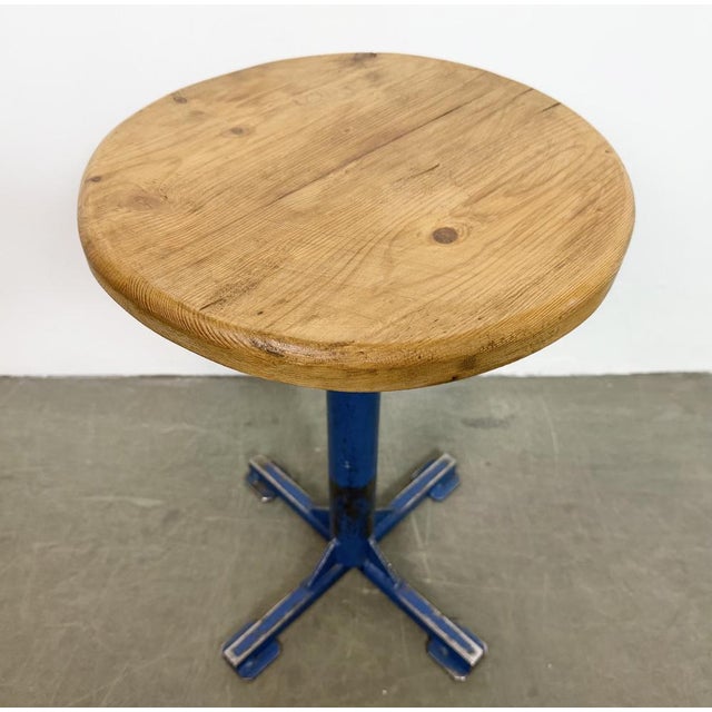 Vintage Industrial Workshop Stool, 1960s For Sale - Image 12 of 13