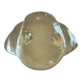 Hand-Blown Art Glass Frog Sculpture / Paperweight For Sale