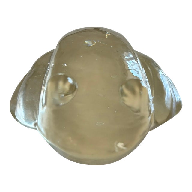 Hand-Blown Art Glass Frog Sculpture / Paperweight For Sale