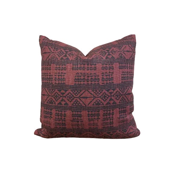 Contemporary Peter Dunham Textiles Addis in Midnight/Pasha Pillow For Sale - Image 4 of 4