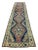 Vintage Turkish Runner Rug in Wool For Sale