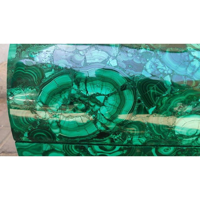 Large Vintage Malachite Box, 1940 For Sale - Image 13 of 15