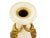 Metal Antique French White Marble and Gilt Bronze Cassolettes - a Pair For Sale - Image 7 of 7