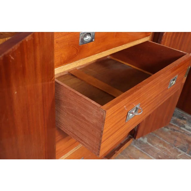 Art Deco English Figured Walnut Sideboard, 1930s For Sale - Image 11 of 18