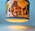 Mid-Century Modern Vintage Children's Room Pendant Light with Hansel and Gretel Fabric Shade, 1970s For Sale - Image 3 of 11