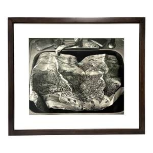 Abelardo Morell Limited Edition Gelatin Silver Print 'Map in Sink', 1996 - Framed