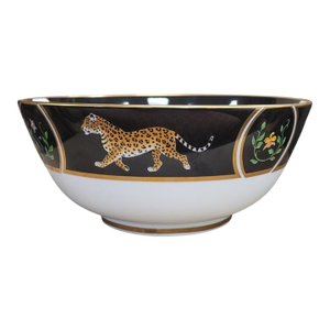 Lynn Chase Jaguar Porcelain Bowl